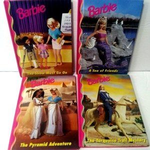 Barbie 4 different stories books